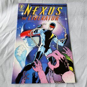 Nexus The Liberator #1 Vintage 1992 Dark Horse Comics Adam‎ Hughes Cover Art VTG